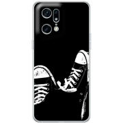 Чехол BoxFace OPPO Find X5 Pro Black Sneakers