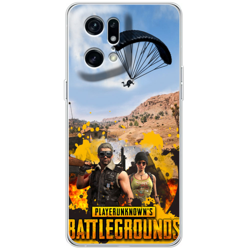 Чехол BoxFace OPPO Find X5 Pro Pubg parachute