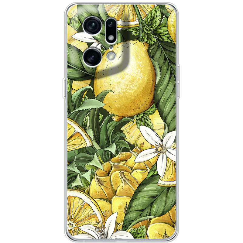 Чехол BoxFace OPPO Find X5 Pro Lemon Pattern