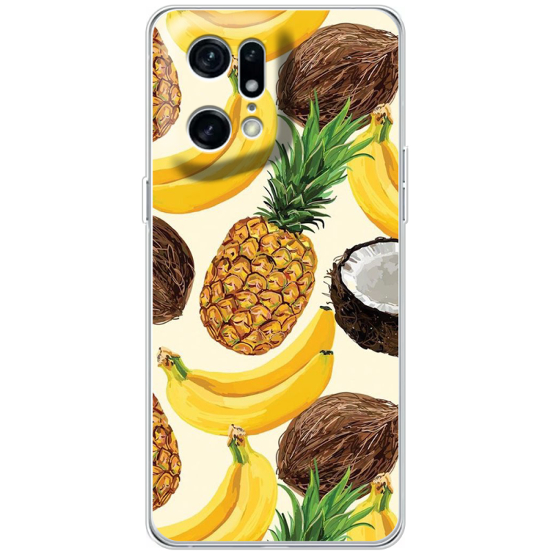 Чехол BoxFace OPPO Find X5 Pro Tropical Fruits