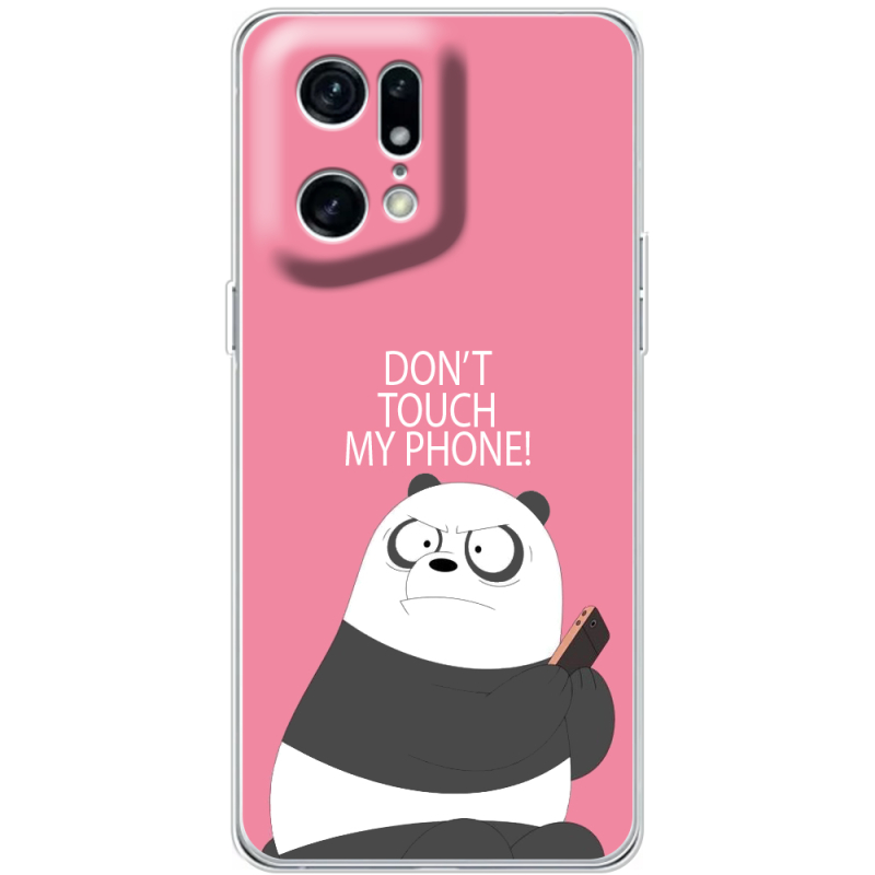 Чехол BoxFace OPPO Find X5 Pro Dont Touch My Phone Panda