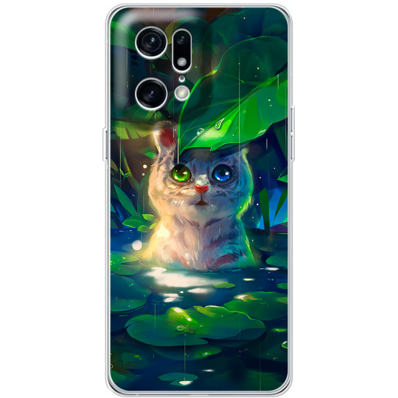 Чехол BoxFace OPPO Find X5 Pro White Tiger Cub