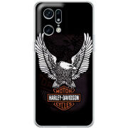 Чехол BoxFace OPPO Find X5 Pro Harley Davidson and eagle