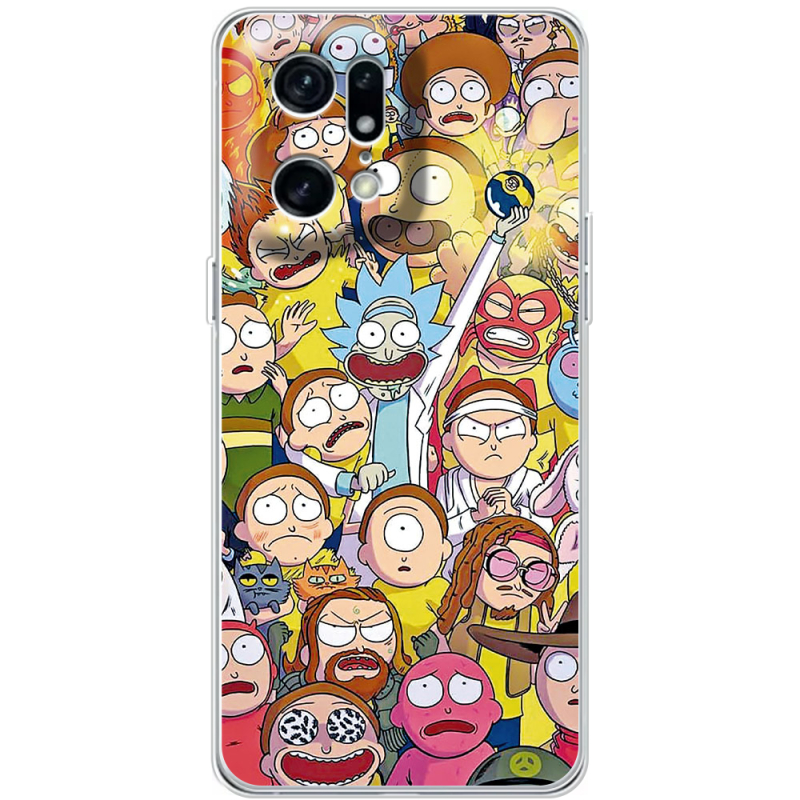 Чехол BoxFace OPPO Find X5 Pro Rick and Morty