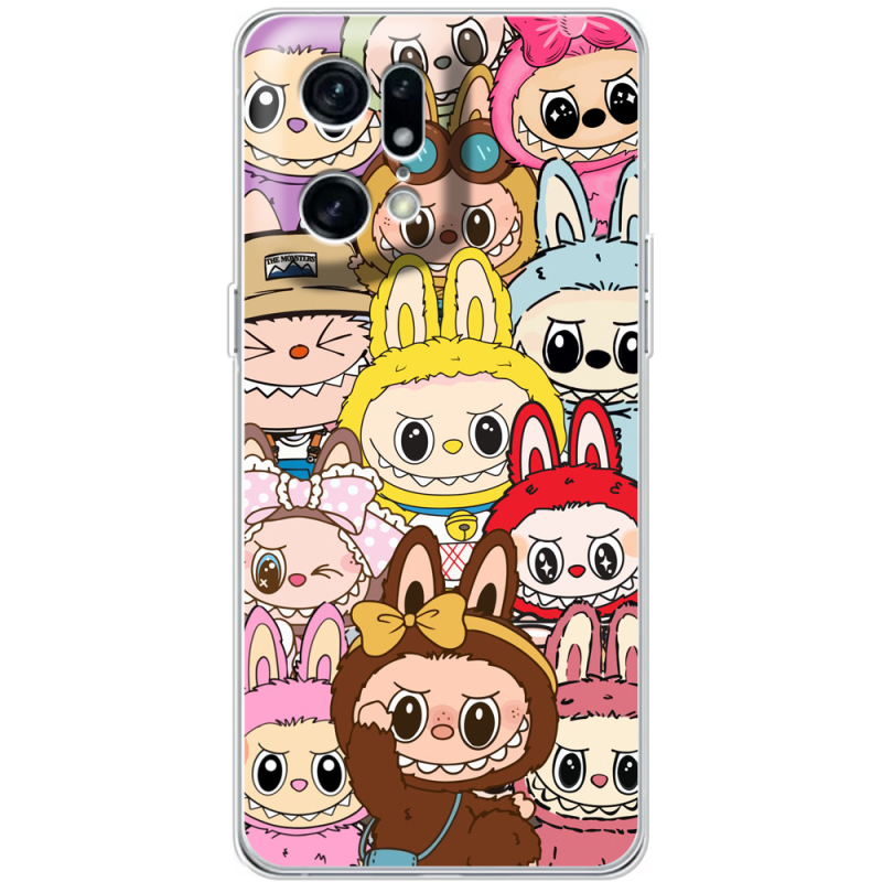 Чехол BoxFace OPPO Find X5 Pro Labubu