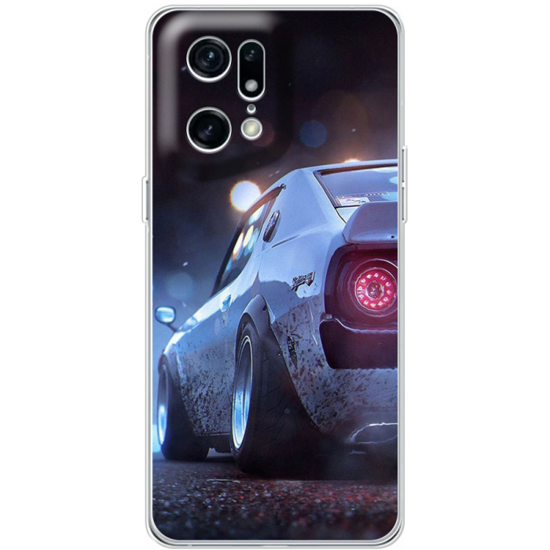 Чехол BoxFace OPPO Find X5 Pro Silver Car