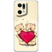 Чехол BoxFace OPPO Find X5 Pro Teddy Bear Love