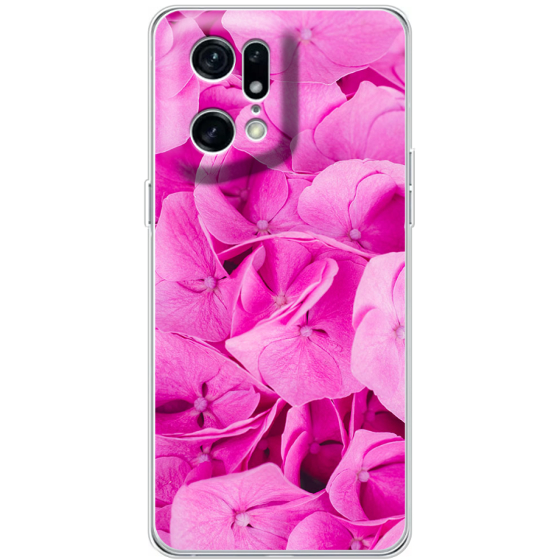 Чехол BoxFace OPPO Find X5 Pro Pink Flowers