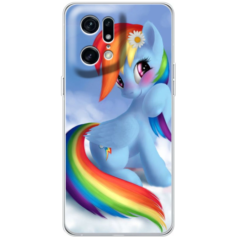 Чехол BoxFace OPPO Find X5 Pro My Little Pony Rainbow Dash