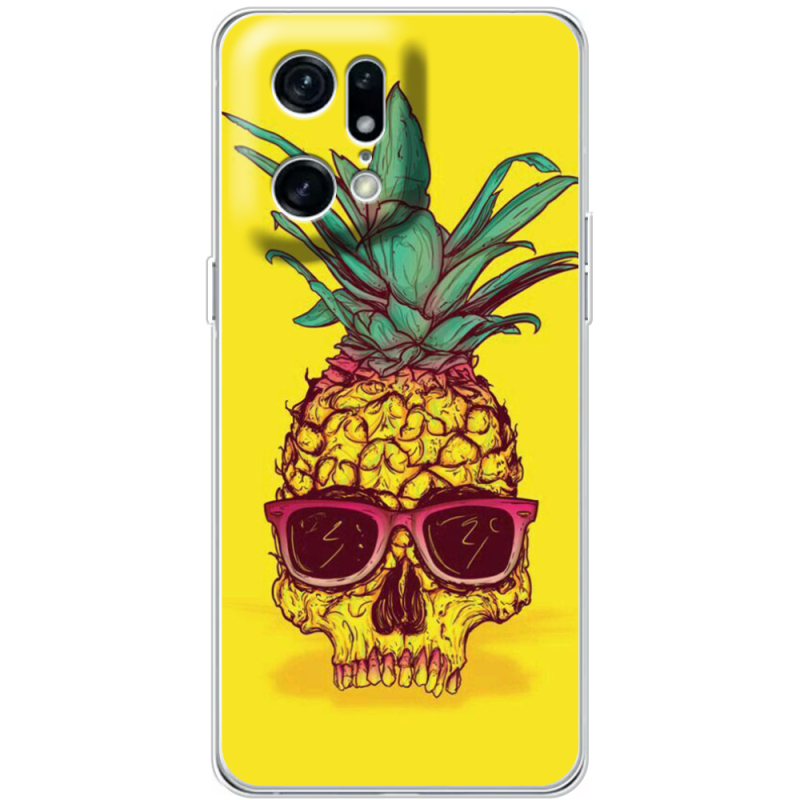 Чехол BoxFace OPPO Find X5 Pro Pineapple Skull