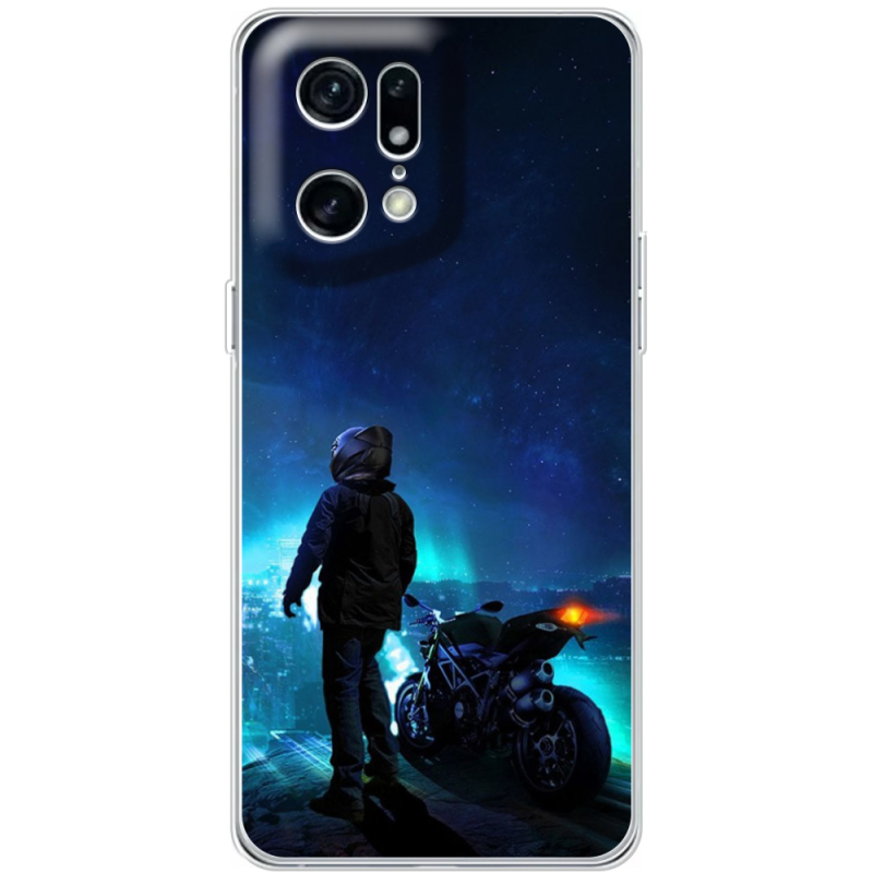 Чехол BoxFace OPPO Find X5 Pro Motorcyclist