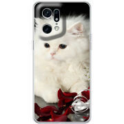 Чехол BoxFace OPPO Find X5 Pro Fluffy Cat