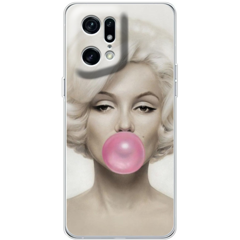 Чехол BoxFace OPPO Find X5 Pro Marilyn Monroe Bubble Gum