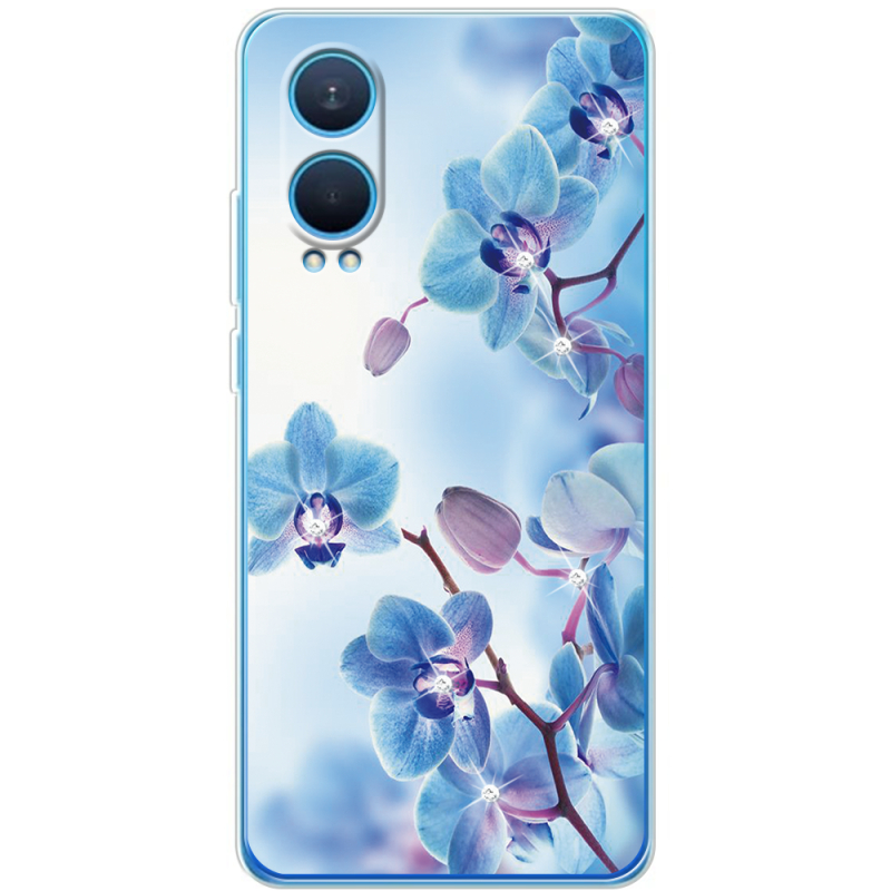 Чехол со стразами OnePlus Nord CE 4 Lite 5G Orchids