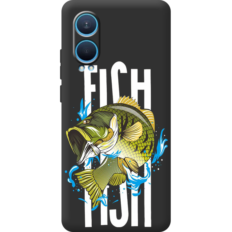 Черный чехол BoxFace OnePlus Nord CE 4 Lite 5G Fish