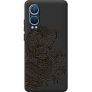 Черный чехол BoxFace OnePlus Nord CE 4 Lite 5G Chinese Dragon