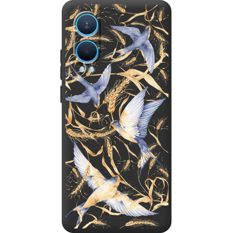 Черный чехол BoxFace OnePlus Nord CE 4 Lite 5G Ластівки