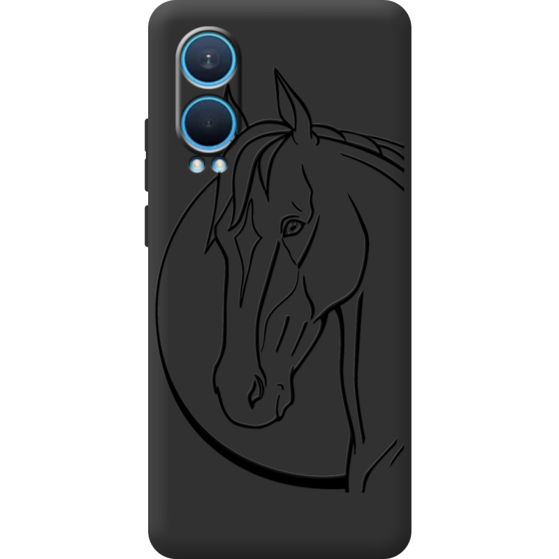 Черный чехол BoxFace OnePlus Nord CE 4 Lite 5G Horse