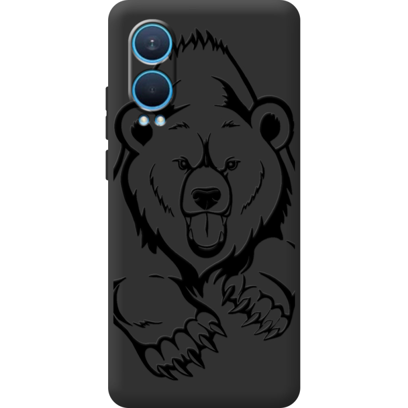 Черный чехол BoxFace OnePlus Nord CE 4 Lite 5G Grizzly Bear