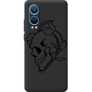 Черный чехол BoxFace OnePlus Nord CE 4 Lite 5G Skull and Roses