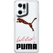 Прозрачный чехол BoxFace OPPO Find X5 Pro Wild Cat