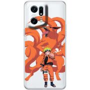 Прозрачный чехол BoxFace OPPO Find X5 Pro Naruto and Kurama