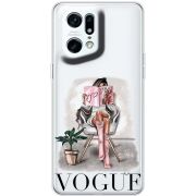 Прозрачный чехол BoxFace OPPO Find X5 Pro VOGUE