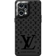 Черный чехол BoxFace OPPO Find X5 Pro LV Style