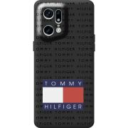 Черный чехол BoxFace OPPO Find X5 Pro Tommy Print