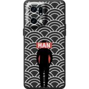 Черный чехол BoxFace OPPO Find X5 Pro Man Pattern