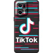 Черный чехол BoxFace OPPO Find X5 Pro Tik Tok