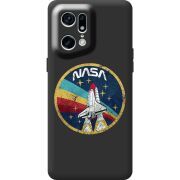 Черный чехол BoxFace OPPO Find X5 Pro NASA