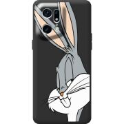 Черный чехол BoxFace OPPO Find X5 Pro Lucky Rabbit