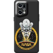 Черный чехол BoxFace OPPO Find X5 Pro NASA Spaceship