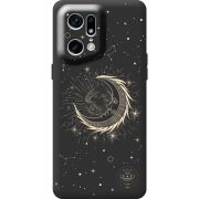 Черный чехол BoxFace OPPO Find X5 Pro Moon