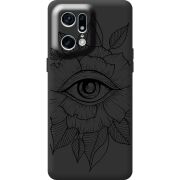 Черный чехол BoxFace OPPO Find X5 Pro Eye