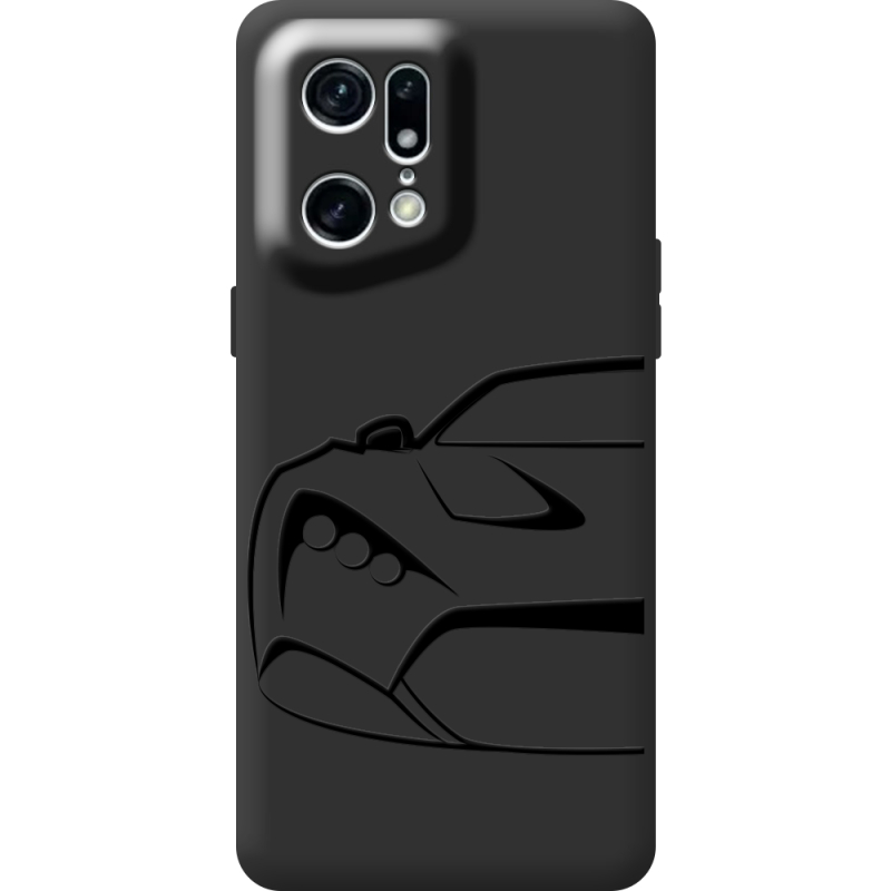 Черный чехол BoxFace OPPO Find X5 Pro Sportcar