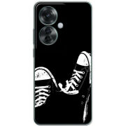 Чехол BoxFace OPPO Reno 11 F Black Sneakers