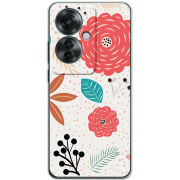 Чехол BoxFace OPPO Reno 11 F Line Flowers