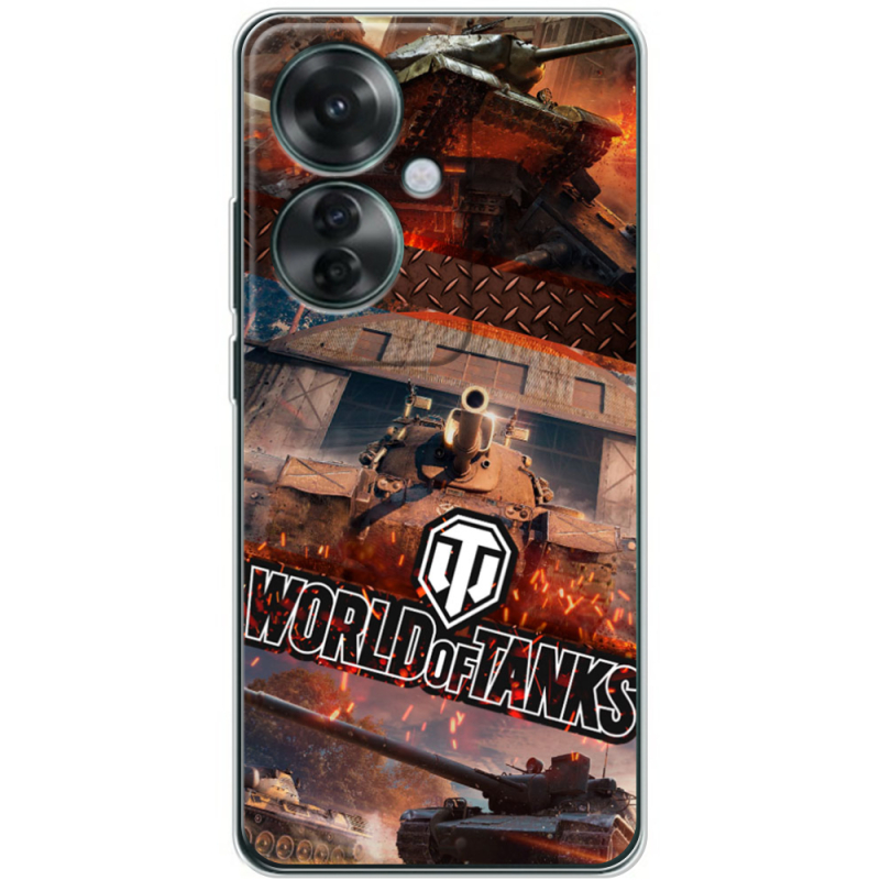 Чехол BoxFace OPPO Reno 11 F World Of Tanks