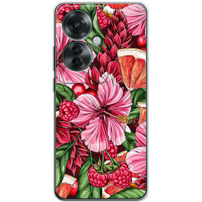 Чехол BoxFace OPPO Reno 11 F Tropical Flowers