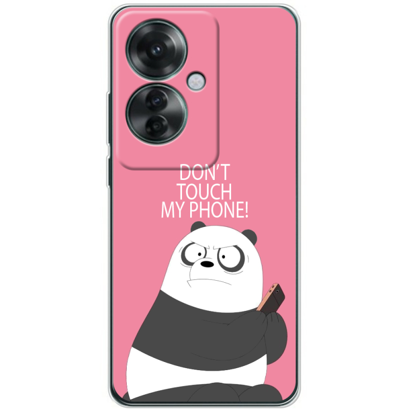 Чехол BoxFace OPPO Reno 11 F Dont Touch My Phone Panda