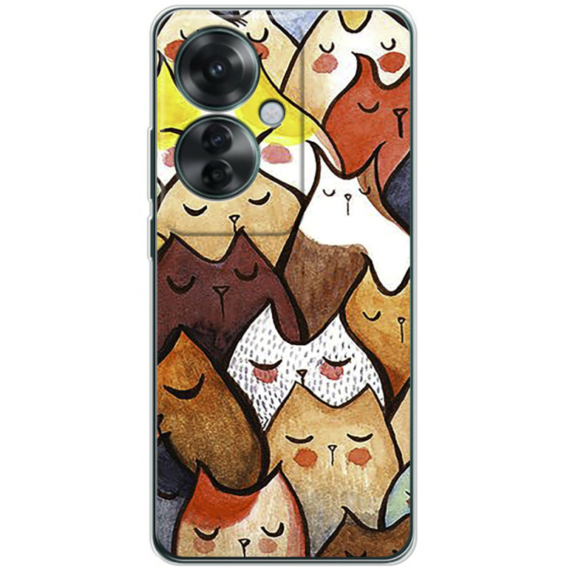 Чехол BoxFace OPPO Reno 11 F Sleepy Cats