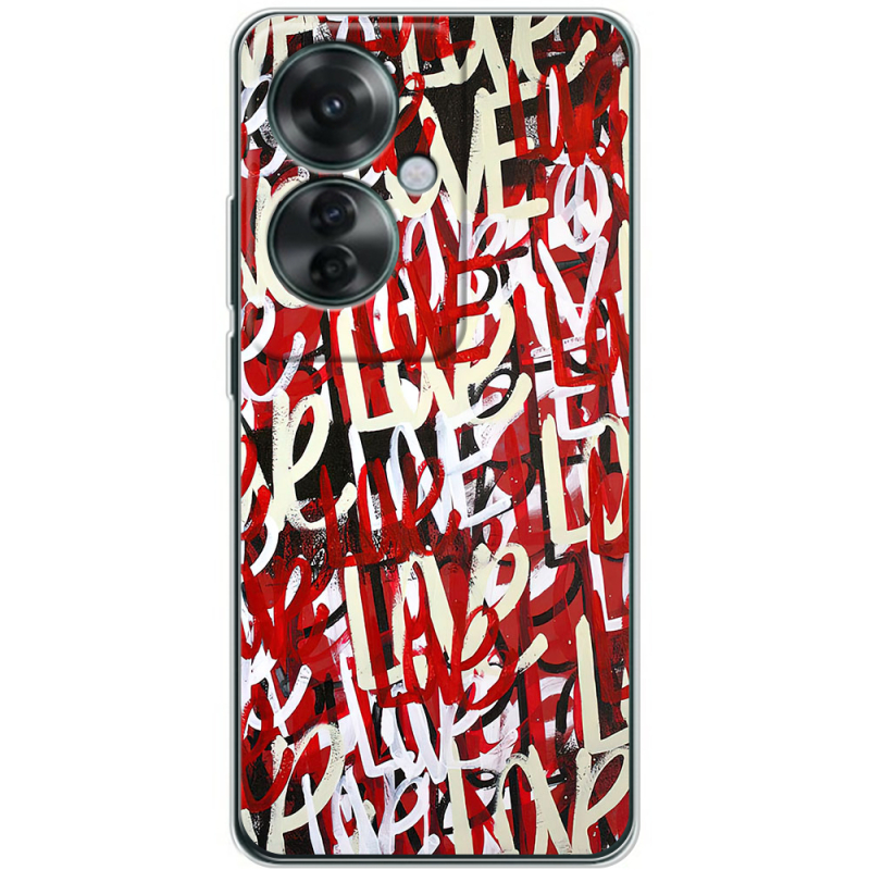 Чехол BoxFace OPPO Reno 11 F Love Graffiti