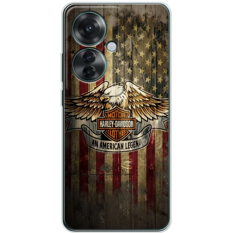 Чехол BoxFace OPPO Reno 11 F Harley An American Legend