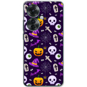 Чехол BoxFace OPPO Reno 11 F Halloween Purple Mood