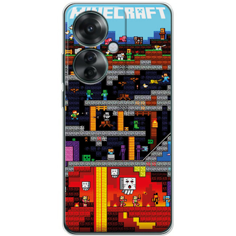 Чехол BoxFace OPPO Reno 11 F Minecraft Lode Runner