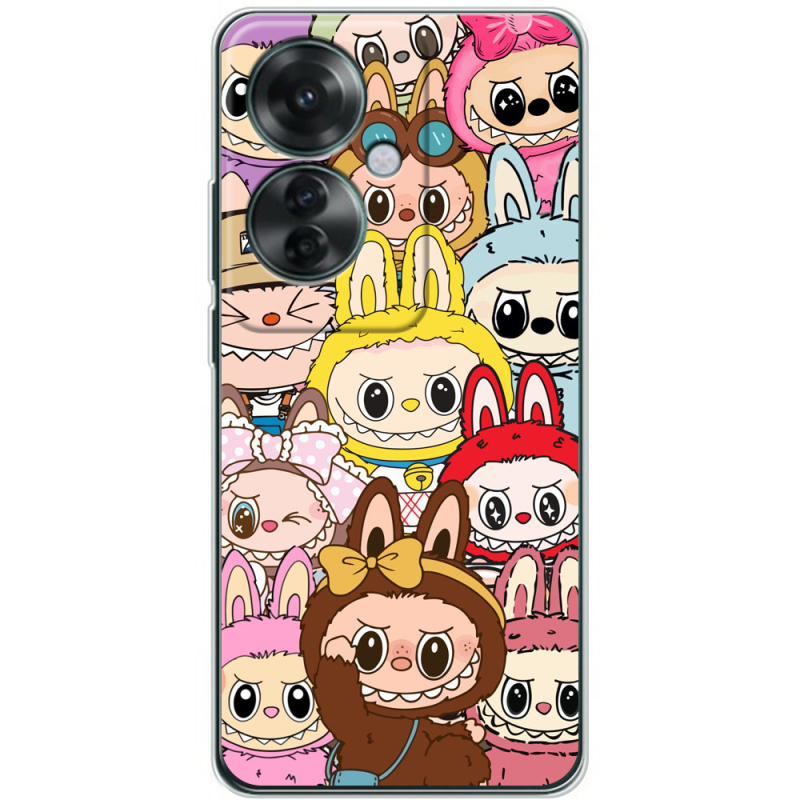 Чехол BoxFace OPPO Reno 11 F Labubu