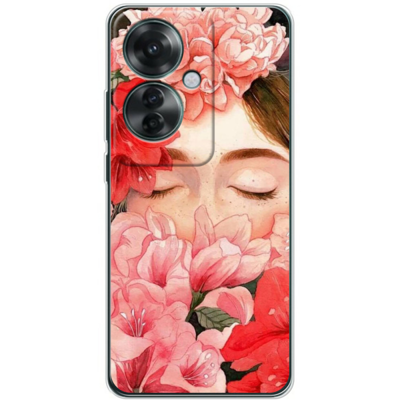 Чехол BoxFace OPPO Reno 11 F Girl in Flowers