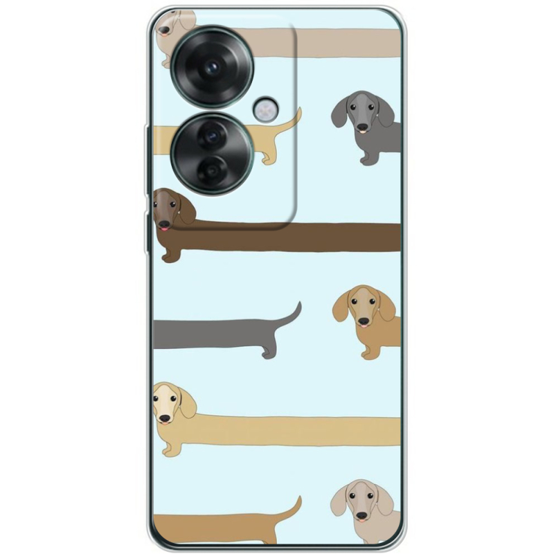 Чехол BoxFace OPPO Reno 11 F Dachshund